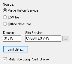 VHS source options